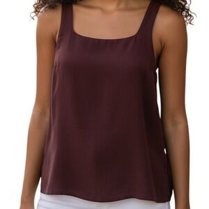EXPRESS‎ Plum Modal Blend Silky  Racerback Tank Top NWT $40 Size XS